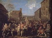 William Hogarth March to Finchley France oil painting artist